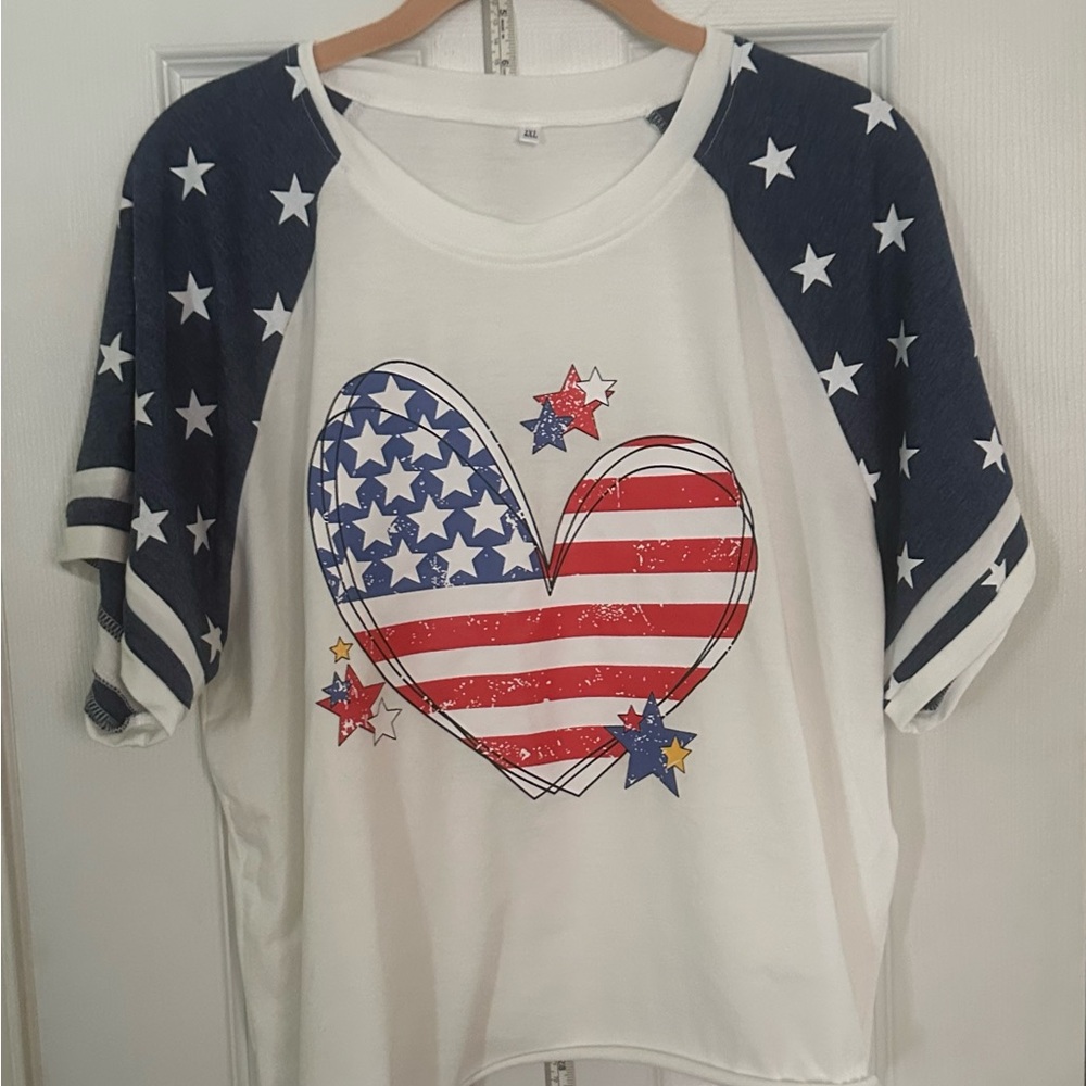 Tipsy Elves Patriotic Star and Stripes Tee